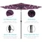 Best Choice Products 10ft Solar LED Lighted Patio Umbrella w/ Tilt Adjustment, UV-Resistant Fabric